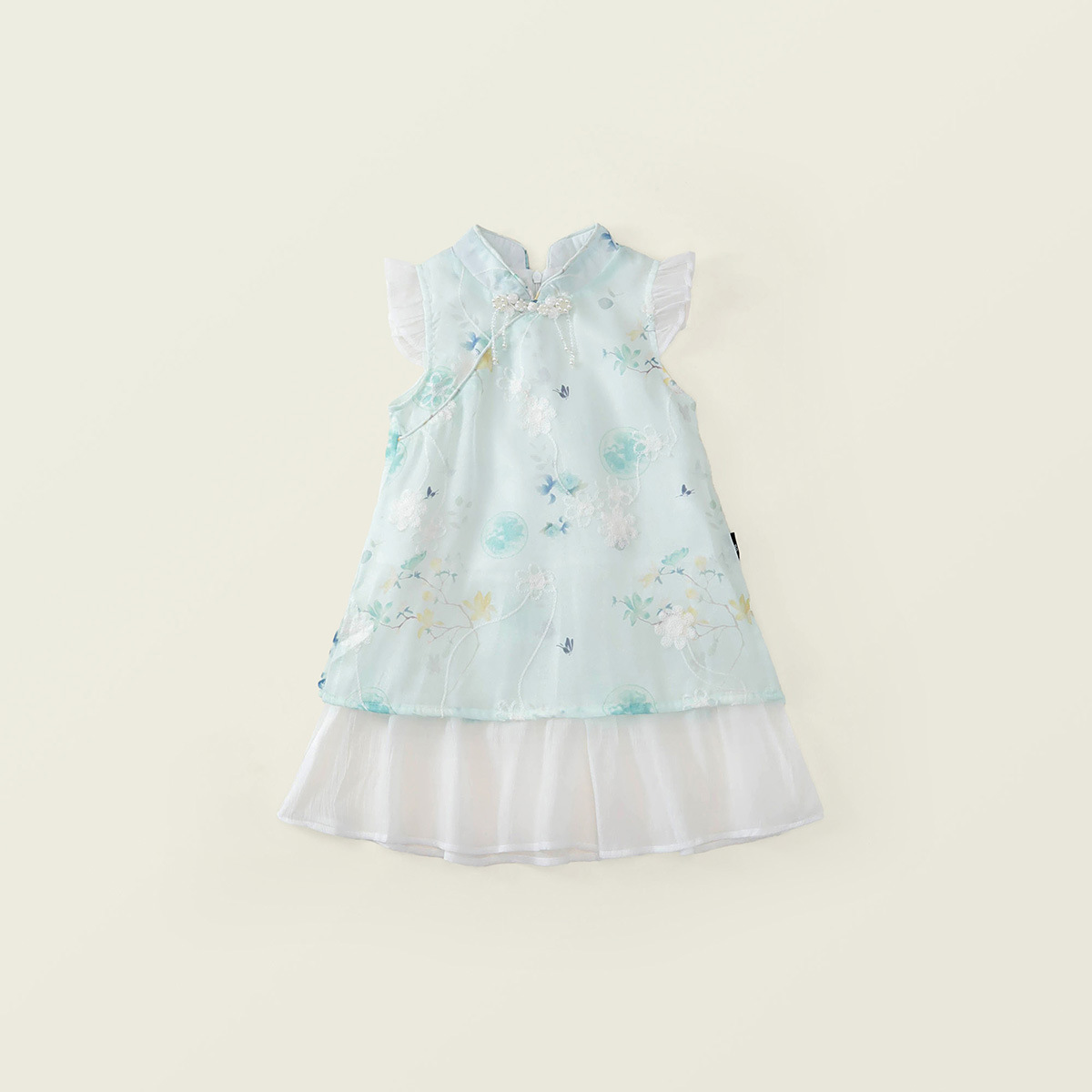Baby Clothing Yarn - 2026 Sommer Neues Mädchen-Cheongsam-Kleid im chinesischen