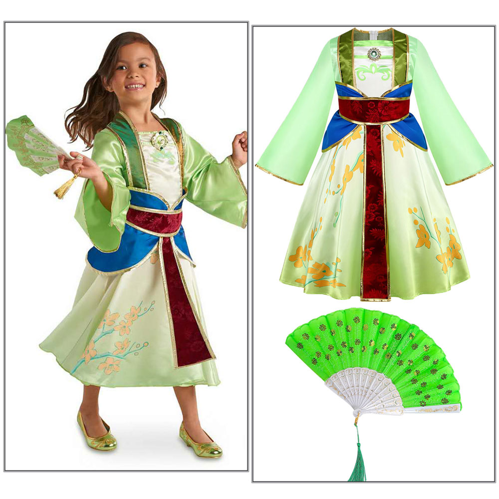 Baby Clothing For Girls - Karneval Cosplay Halloween Baby Mädchen Mulan-Inspirierte