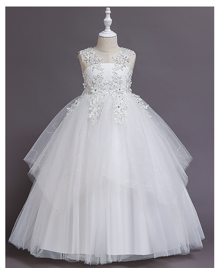 Baby Clothing For Girls - Brautjungfern-Hochzeitskleid für Mädchen, elegante Partykleider für