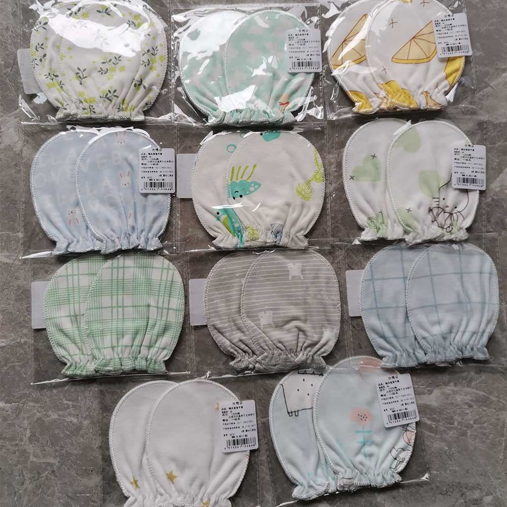 Baby Mittens Scratch - 5 Paar kratzfeste Handschuhe für Babys,