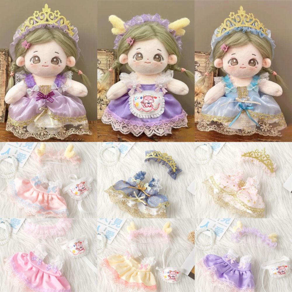 Baby Clothing Accessories - Niedliche DIY-Puppenrock-Sets 20cm Verschiedene Stile Dienstmädchenrock
