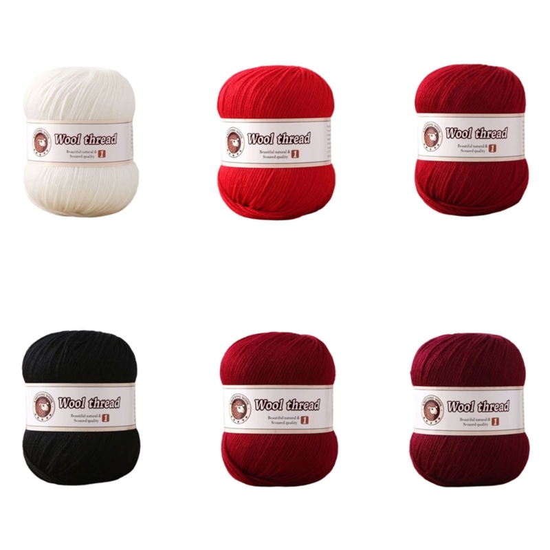 Baby Clothing Yarn - QX2E Mehrfarbiges Woll-Acryl-Mischgarn, Strickgarn zum Stricken