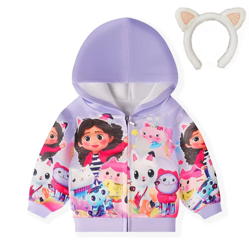 Baby Clothing For Girls - 2026 'S Dollhouse Cosplay Katzen-Kapuzenjacke Kleinkinder-Jungenkleidung