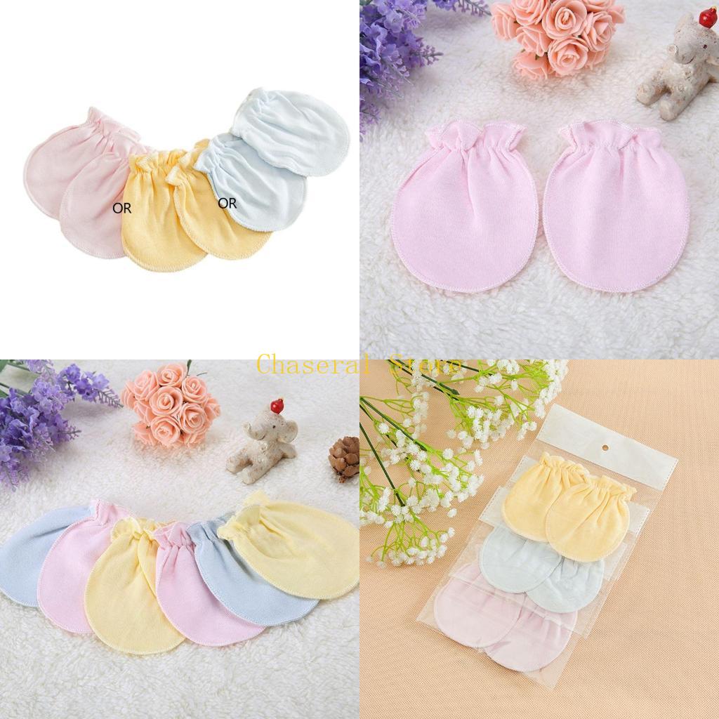 Baby Mittens Scratch - E7CE Niedliches Fäustling-Set für Neugeborene, 3