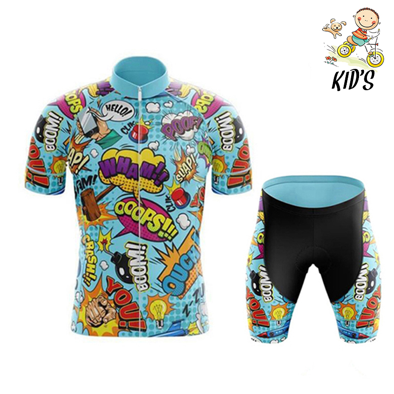 2023 Kinder Cartoon Rad trikot – Baby Clothing Factory Bewertung und Preis