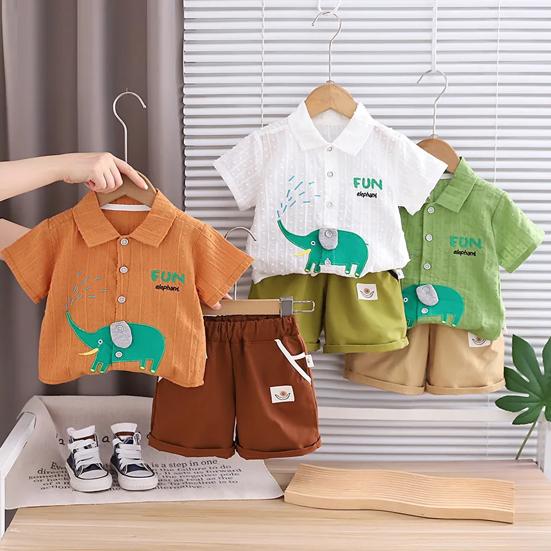 2026 Sommer Baby Jungen 2-teil – Baby Clothing Elephant Bewertung und Preis