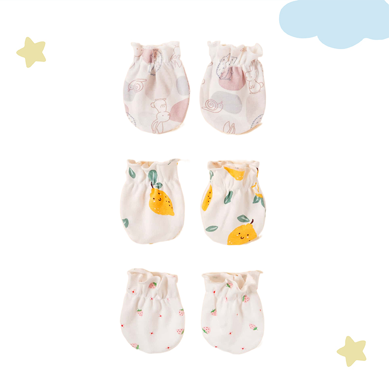 3 Paar 100% Baumwolle Weiche & – Baby Mittens Scratch Bewertung und Preis