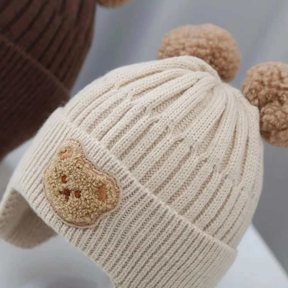 Baby Wollmütze süßer Bär Gehör – Baby Mittens Scratch Bewertung und Preis