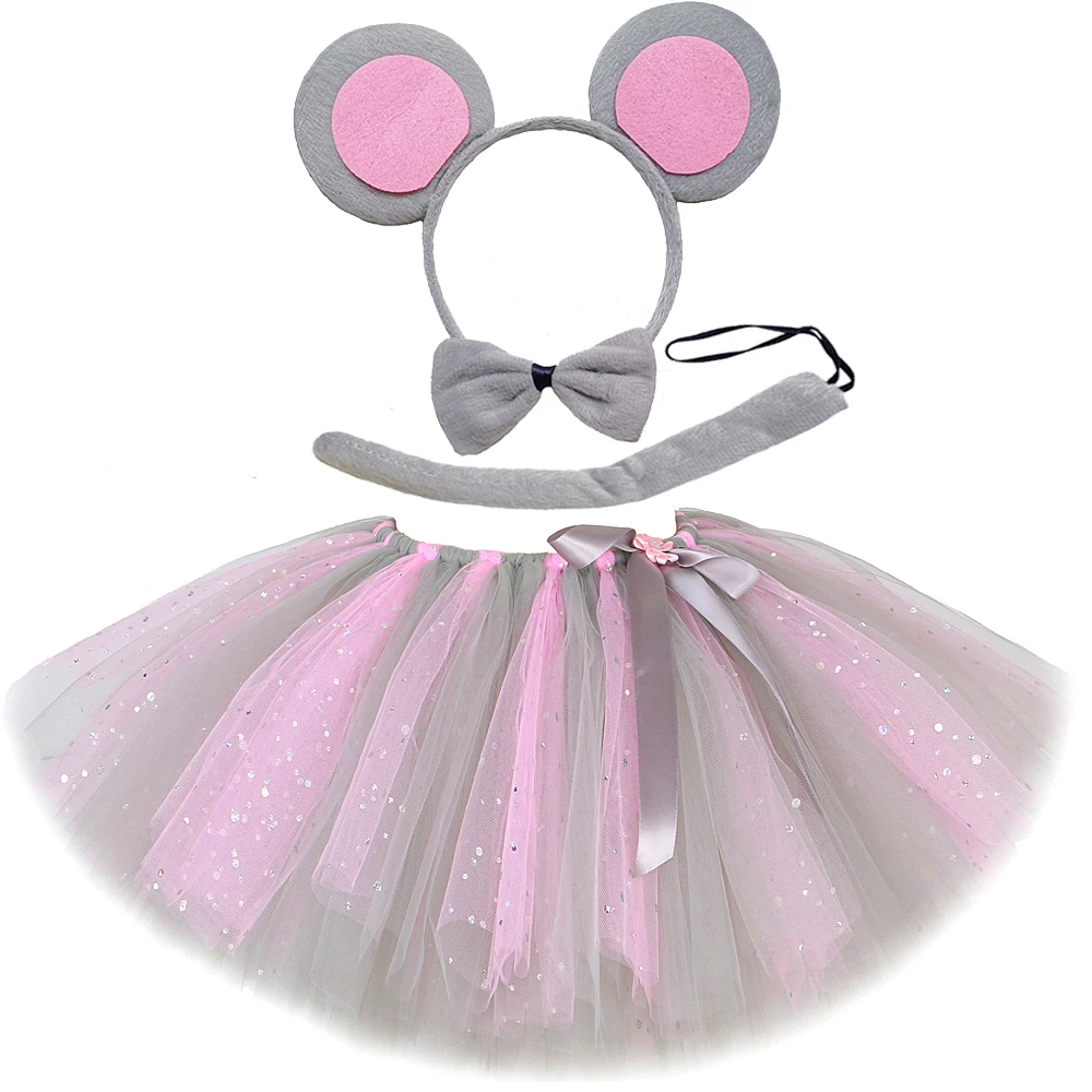 Glitzernder rosa grauer Maus-E – Baby Clothing Elephant Bewertung und Preis