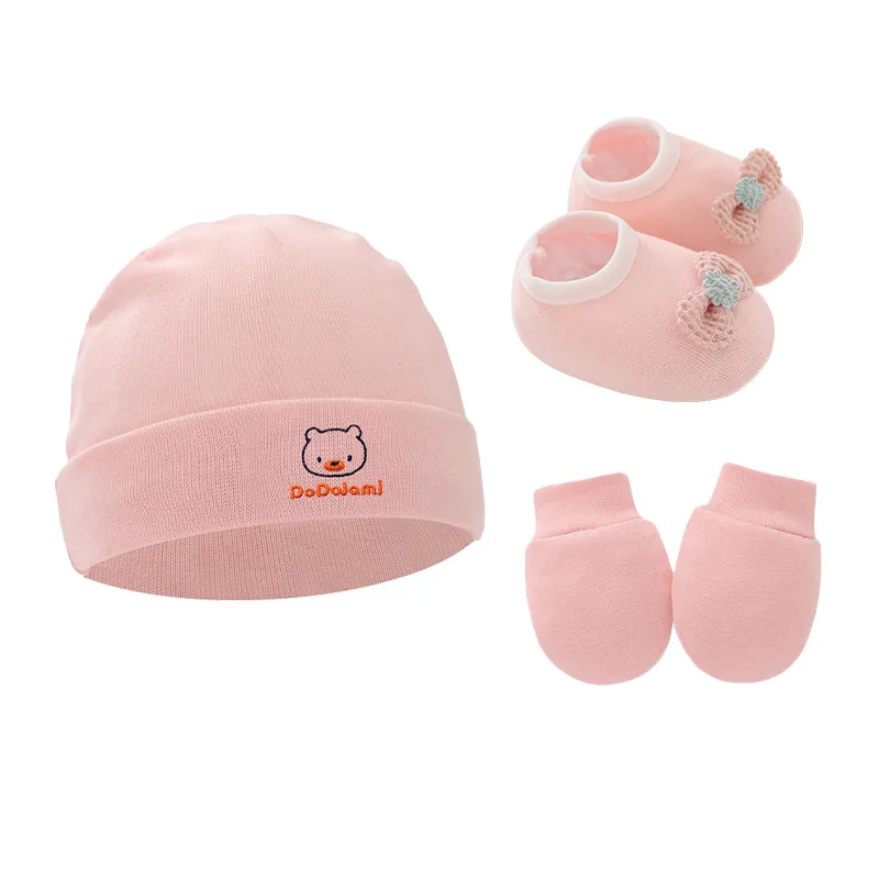 3 Teile/satz Neugeborenen Hut  – Baby Mittens Scratch Bewertung und Preis