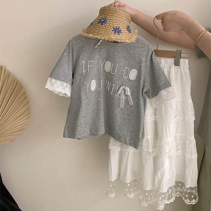 Mädchen Anzug 2025, Sommer Neu – Baby Clothing Yarn Bewertung und Preis