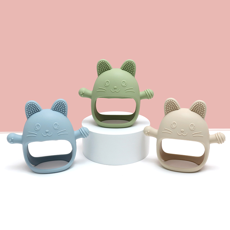 Baby Silikon Beißring Handschu – Baby Mittens Scratch Bewertung und Preis