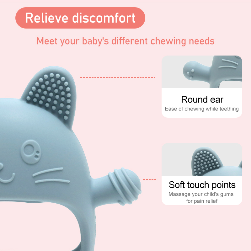 Baby Silikon Beißring Handschu – Baby Mittens Scratch Bewertung und Preis